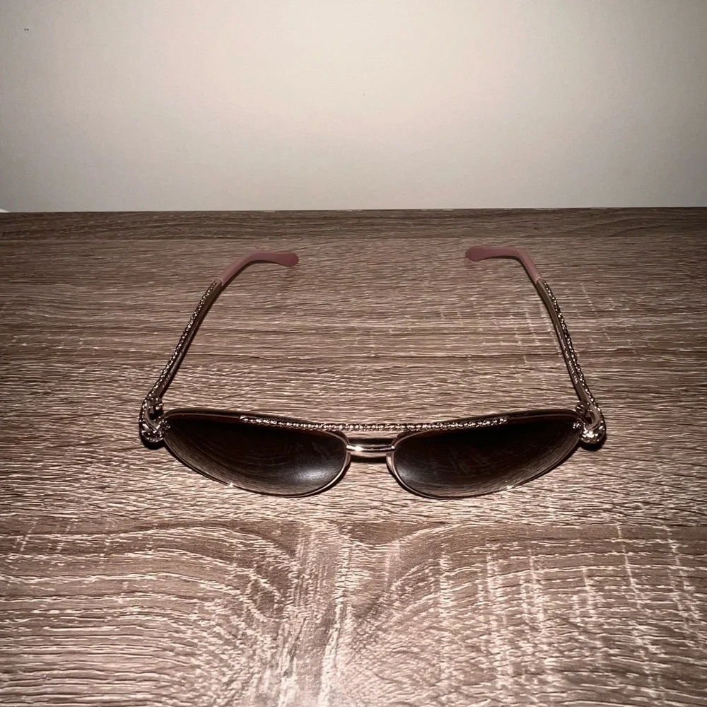 New Roberto Cavalli Hoedus 899S Rose Gold Aviator Sunglasses 59mm